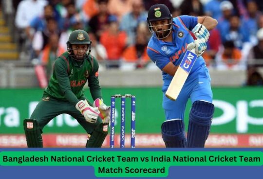 Bangladesh National Cricket Team vs India National Cricket Team Match Scorecard