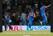 Sri Lanka National Cricket Team vs India National Cricket Team Timeline